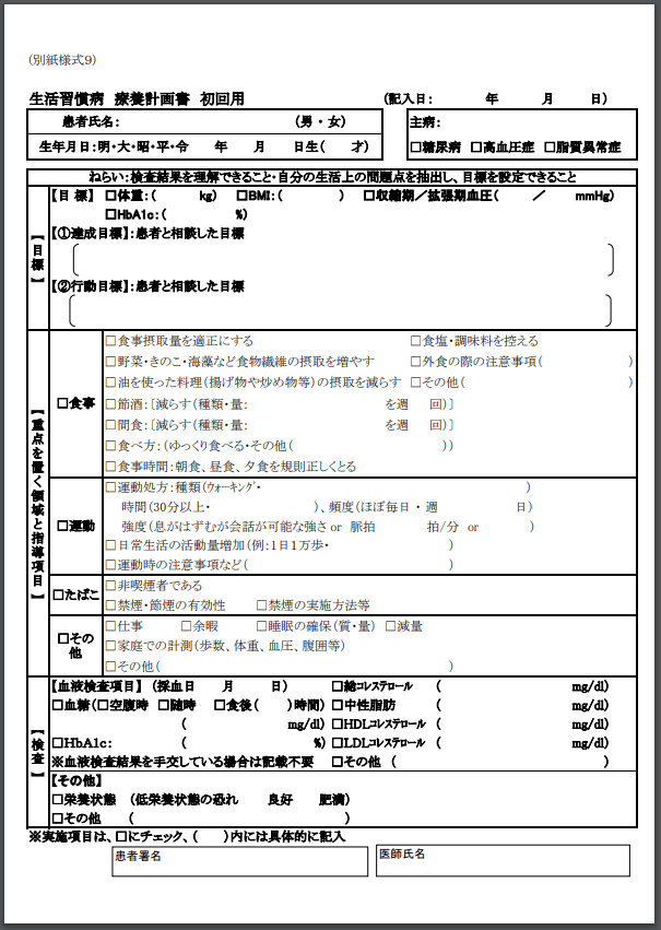 【令和６年度 診療報酬改定】生活習慣病管理料(Ⅰ)(Ⅱ)